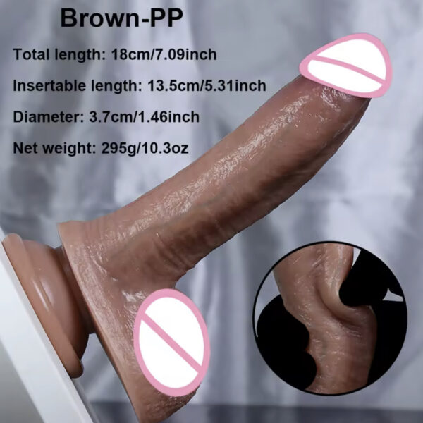 Double Layer Silicone Dildo Soft Realistic Penis Small Adults Butt Plug Suction Cup Anal Sex Toys For Woman